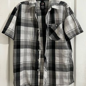 Mens South Pole, black and white, size L